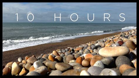 Ocean Waves Relaxation: 10 Hours | Waves Crashing On Beach [Chesil Beach, UK] | Sleep White ...