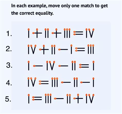 Only sharp brains can solve these tricky match puzzles. Can you? - PB