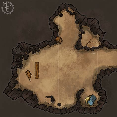 ArtStation - Dungeon Maps: Cave Empty / Giant Spider Lair, Michael Fitzhywel | Dungeon maps ...