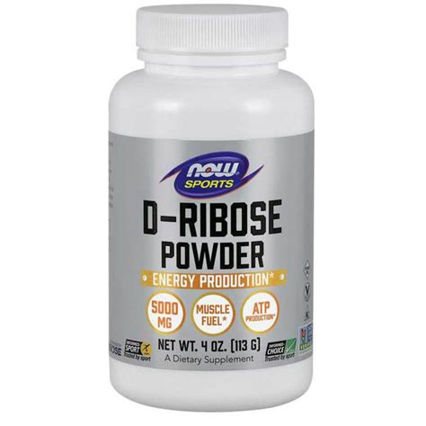 NOW Foods - D-Ribose Powder - Elite Health Supplements