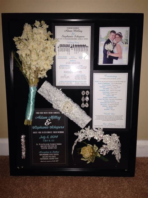 Wedding Shadow Box Ideas - jenniemarieweddings