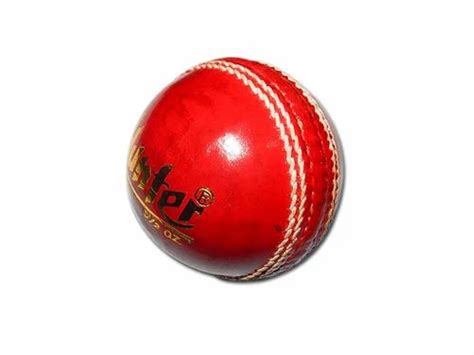 Red Leather Cricket Ball at Rs 180 in Meerut | ID: 9640548230