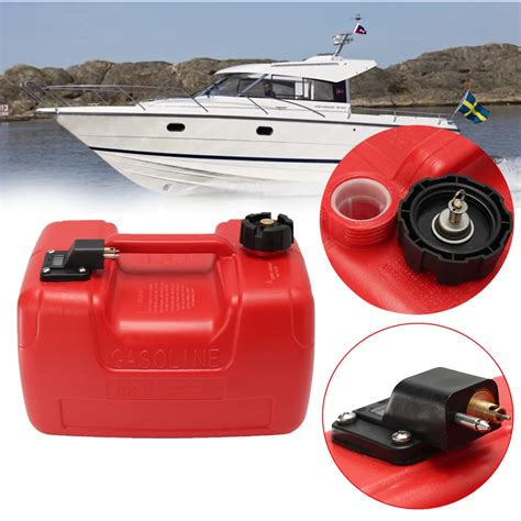 12L Portable Boat Yacht Engine Marine Outboard Fuel Tank Oil Box With ...