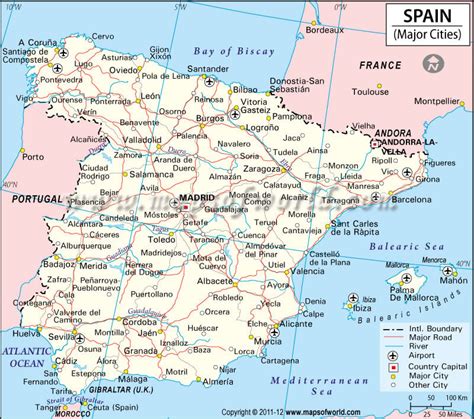 MAP OF SOUTHERN SPAIN - Imsa Kolese