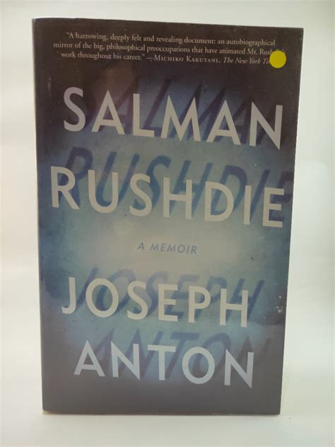 Joseph Anton Memoir by Salman Rushdie, Hobbies & Toys, Books & Magazines, Fiction & Non-Fiction ...