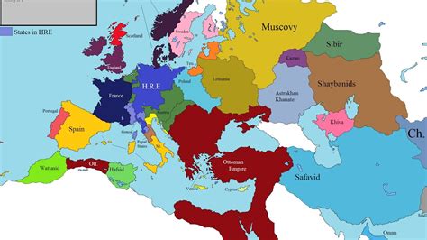 Printable Map Of Europe And Africa