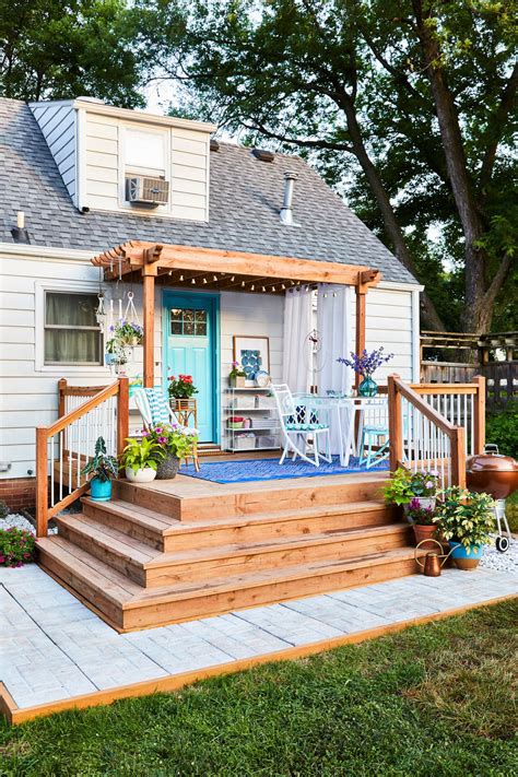 11 DIY Small Deck Ideas to Steal from This Colorful Outdoor Space