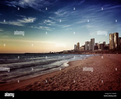 Beirut skyline at sunset Stock Photo - Alamy