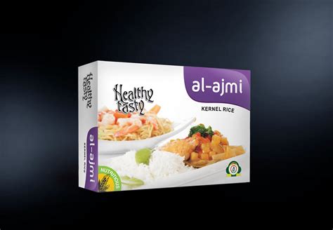 REVOLUTIONARY BEANS: Rice and masala package design, company- Alajmi