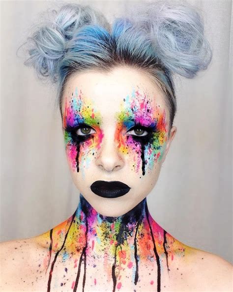 25 Creative Halloween Makeup Ideas | Halloween makeup looks, Pop art makeup, Fantasy makeup