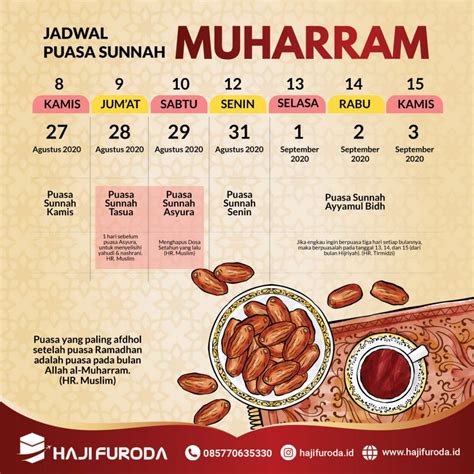 Jadwal Puasa Sunnah Bulan Muharram 1442 H - Haji Furoda