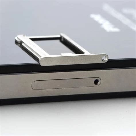 50Pcs/lot Silver Metal Micro SIM Card Tray Holder Slot Replacement for Apple for iphone 4 4G 4S ...