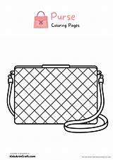 Purse Coloring Pages For Kids – Free Printable  Art & Craft sketch template