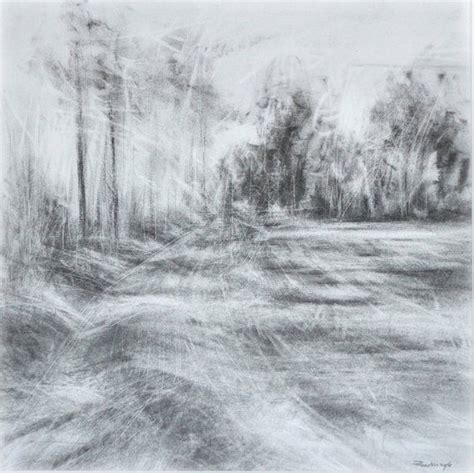 Original Drawing, Forest Drawing, Charcoal Drawing, Graphite Drawing ...