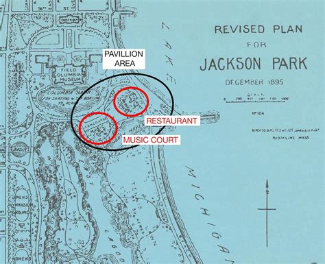 1895 Jackson Park map-Chicago Maroon - Chicago's 1893 World's Fair