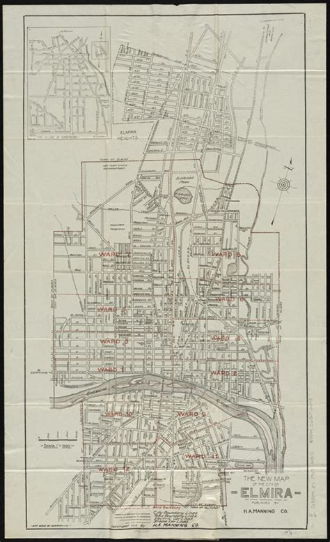 The new map of the City of Elmira - Norman B. Leventhal Map & Education Center