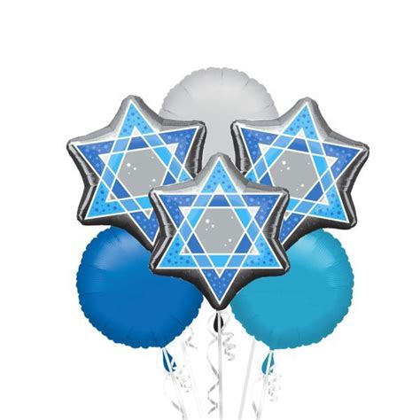 Hanukkah Balloons - Party City | Party city balloons, Brit milah ...