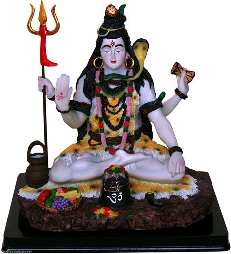 SHIVA Hindu STATUE # 9" Brahma Vishnu Siva Murti J04 | #1795750497