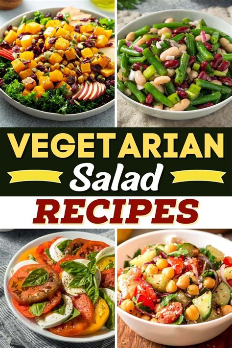 25 Best Vegetarian Salad Recipes - Insanely Good