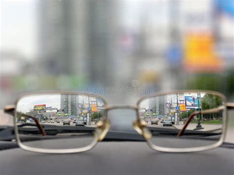 Glasses on Front Panels of Car Stock Photo - Image of rest, business ...