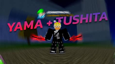 Crused Dual Katana (Tushita+Yama) - Showcase | Blox Fruits - YouTube