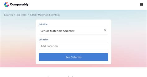 Senior Materials Scientist Salary | Comparably