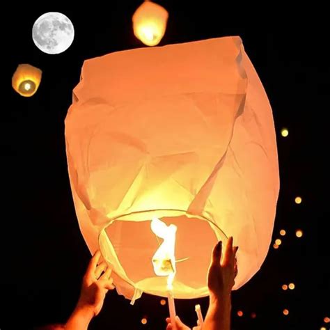 CHINESE PAPER LANTERNS Release in-Memorial for Weddings Birthdays Party ...