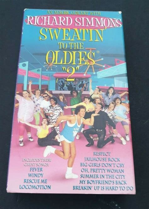 Richard Simmons Sweatin' to the Oldies 2 VHS Tape - Etsy