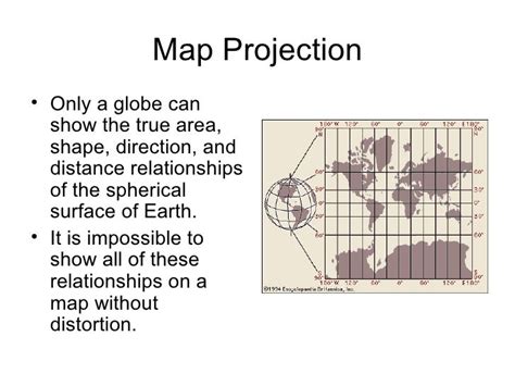 Map scale and projection