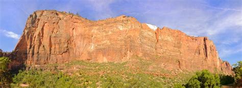 Zion escarpment stock image. Image of cliffs, clouds - 26691857