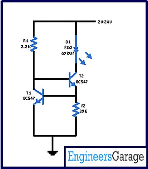 Constant Current Driver Circuit Diagram