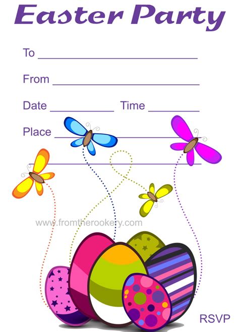 Easter Party Invitations