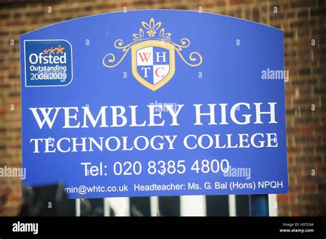 Wembley High Technology College Stock Photo - Alamy