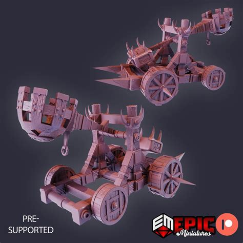 Catapult Catapult Miniature DMG Minis 28mm Catapult - Etsy