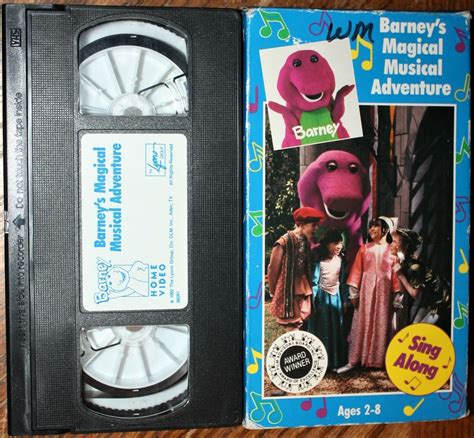 BARNEY'S MAGICAL MUSICAL ADVENTURE- Sing Along (vhs) Purple Dinosaur. Good. Rare 45986980915 | eBay