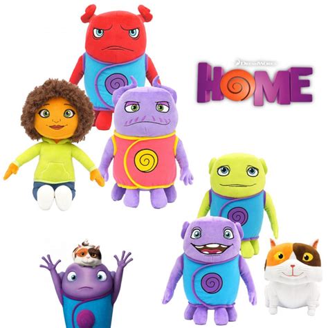 Cartoon HOME Plush 30cm ORIGINAL Alien Oh GIRL Tip Smek CAT Pig ...