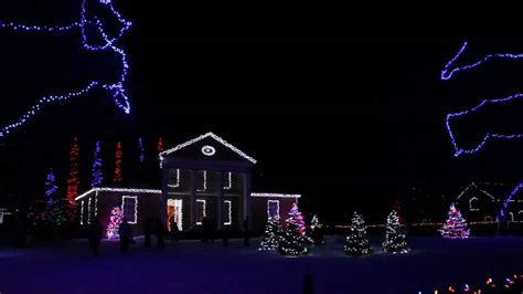 Upper Canada Village Sound & Christmas Light Show - YouTube