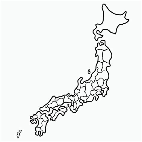 doodle freehand drawing of japan map. 4587562 Vector Art at Vecteezy