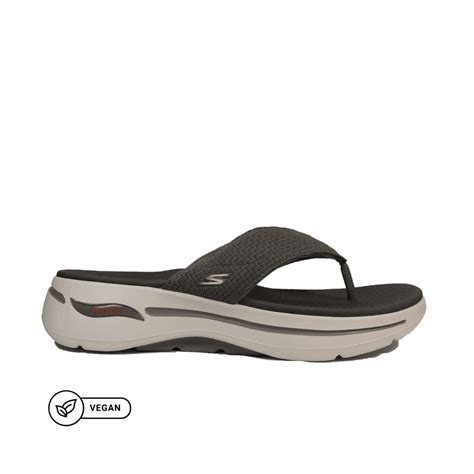 Skechers Go Walk Offshore | Grey | Mens Go Walk Arch Fit Sandals - Mens ...