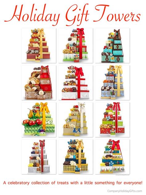 Holiday Gift Towers | Christmas Gift Towers | CompanyHolidayGifts.com | Gift towers, Corporate ...