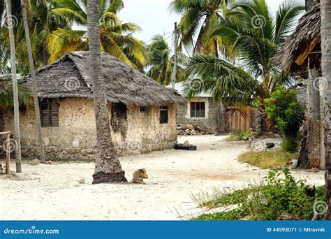 Jambiani Village In Zanzibar Stock Photo - Image: 44593071