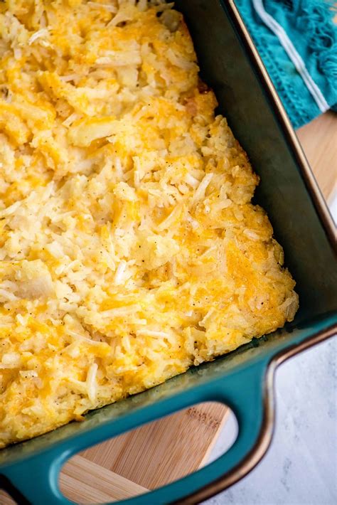 Cheesy Hash Brown Casserole (Cracker Barrel Copycat Recipe)