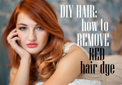 DIY Hair: How to Remove Red Hair Dye | Bellatory