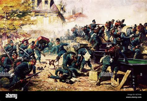 events, Franco-Prussian War 1870 - 1871, Siege of Paris, 19.9.1870 Stock Photo: 110769294 - Alamy