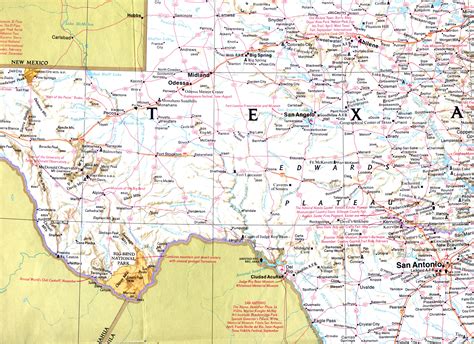 Map Of West Texas - Map Of Zip Codes