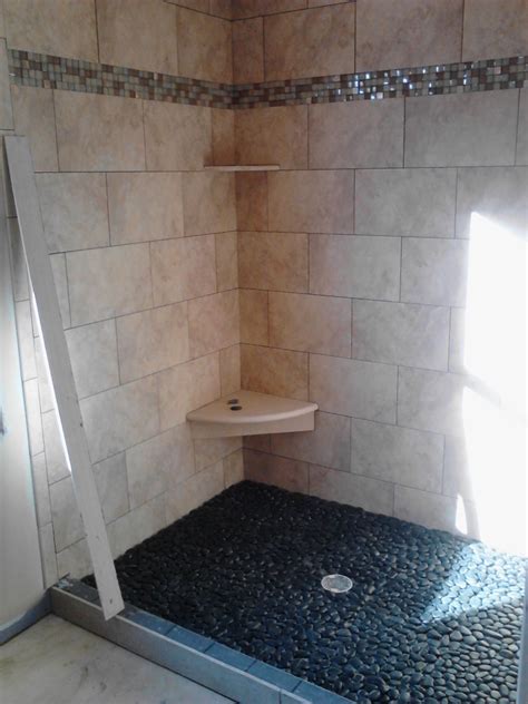 pebble tile shower floor installation - Have The Finest Web Log Miniaturas