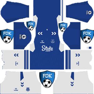 Kit Everton FC 2023 Dream League Soccer & Logo DLS Kit