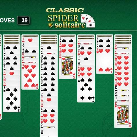 CLASSIC SPIDER SOLITAIRE - Spiele CLASSIC SPIDER SOLITAIRE auf Humoq