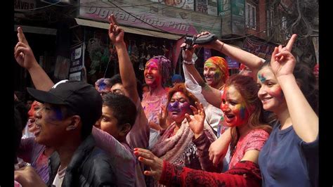 Holi Festival 2018 celebration at Thamel, Kathmandu Nepal | Kathmandu nepal, Holi festival ...