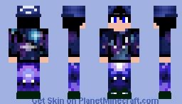 Galaxy boy (3px) Minecraft Skin